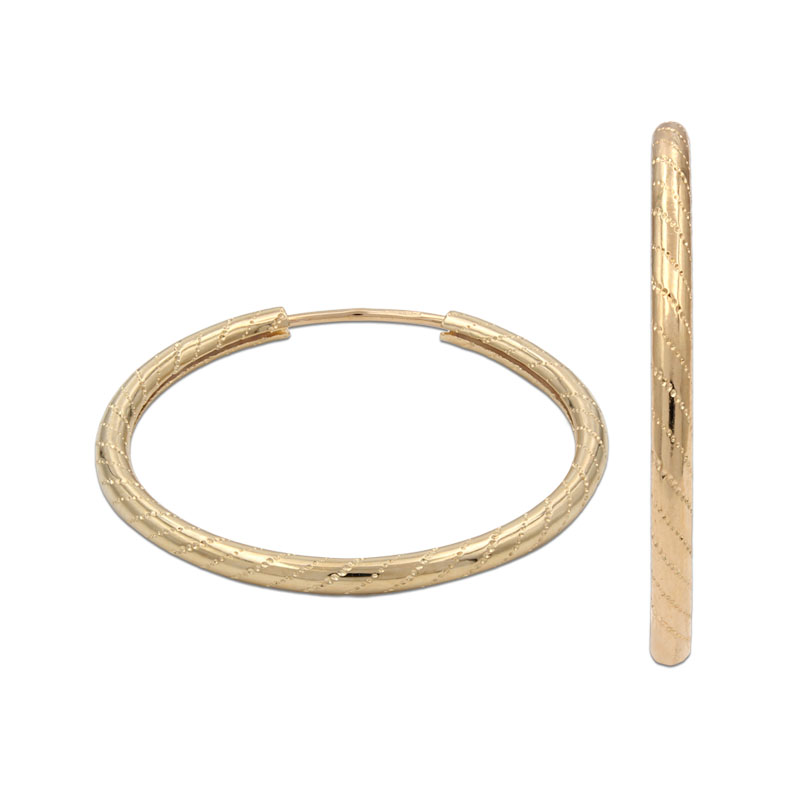 AROS DE TUBO ORO 18KL - 16MM