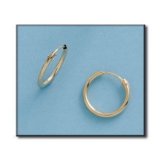 AROS EN ORO DE 18KL DIAMETRO 9MM