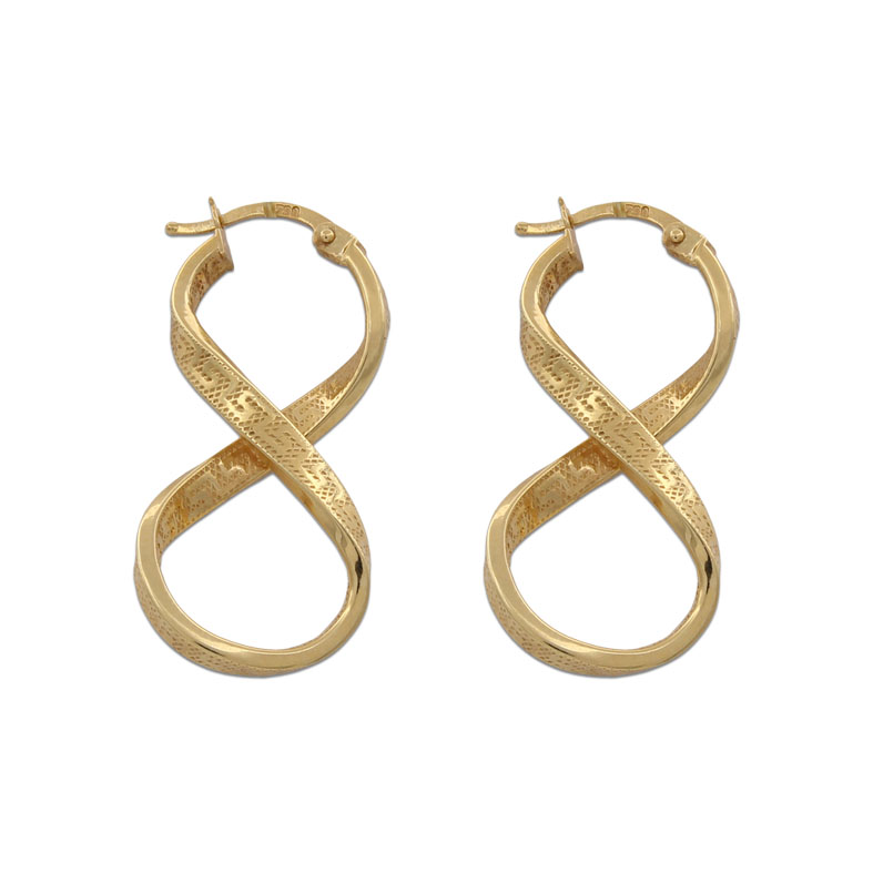 AROS ORO 18KL CON GRECA - 16X32MM