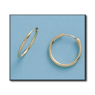 AROS TUBO ORO 18KL - 12 MM