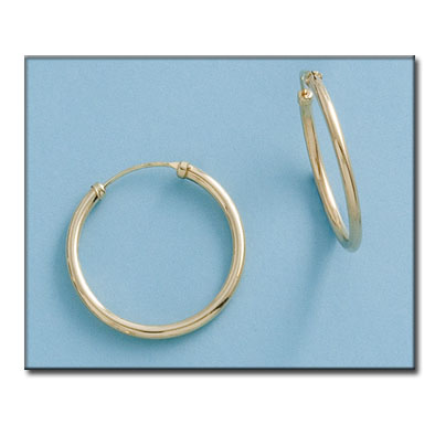 AROS TUBO ORO 18KL - 20MM