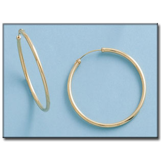 AROS TUBO ORO 18KL - 35MM