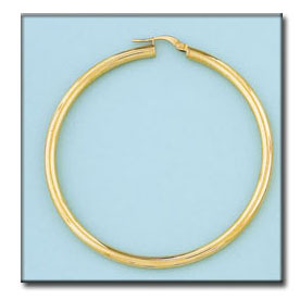 AROS TUBO ORO 18KL - 50MM