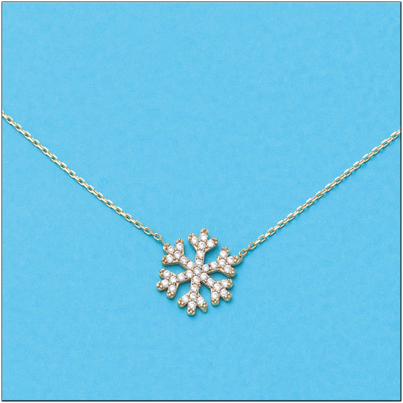 CADENA COLGANTE COPO NIEVE ORO18KL CIRCO
