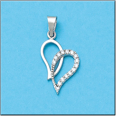 COLGANT ORO BLANCO 18KL DIAMANTES