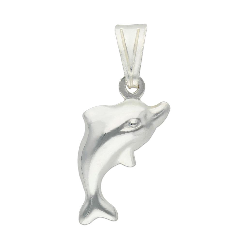 COLGANTE DELFIN GRANDE PLATA 925MM