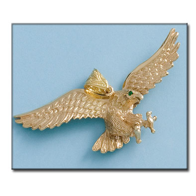 COLGANTE ORO 18KL AGUILA