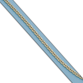 COLLAR ANCLA ORO 18KL - 3MM