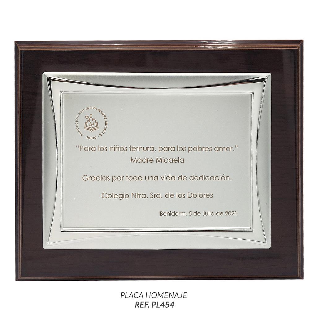 GRABACION PLACA HOMENAJE