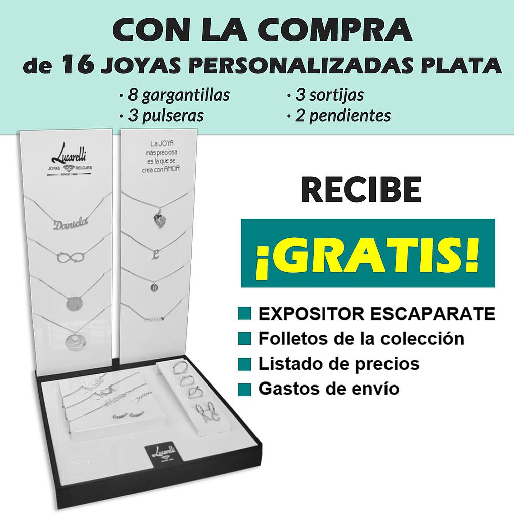 GRATIS CON LA COMPRA 16 JOYAS PERSONALIZADAS