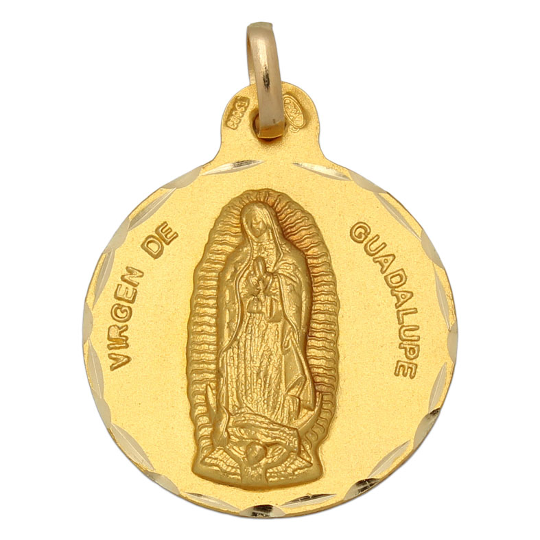 MEDALLA ORO 18 KL VIRGEN DE GUADALUPE