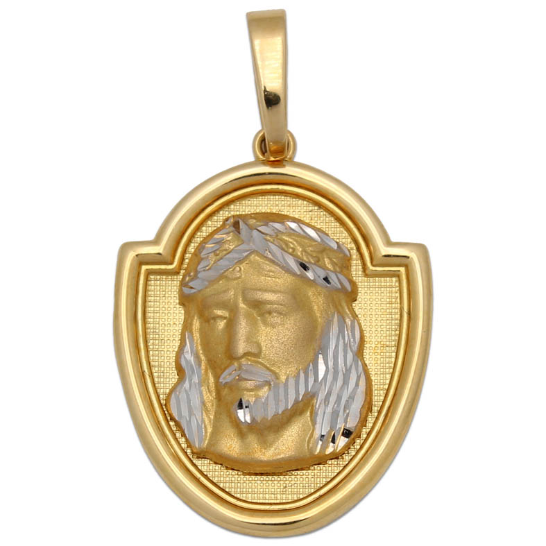 MEDALLA ORO 18KL CON CRISTO DE 20X26MM