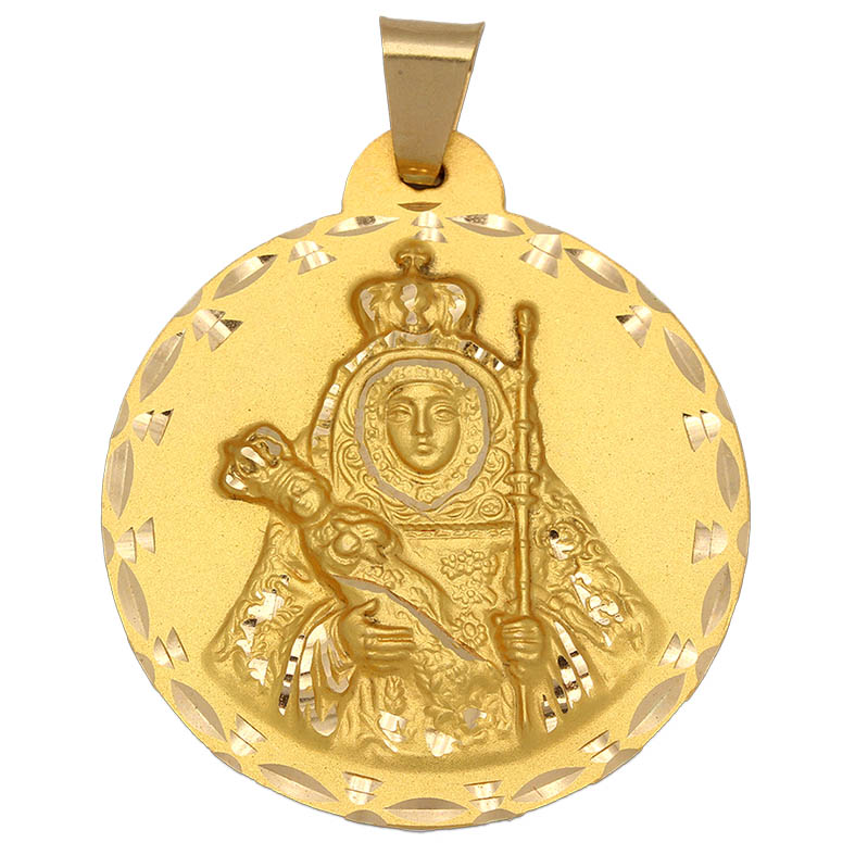MEDALLA ORO 18KL V. CANDELARIA DE 42MM 
