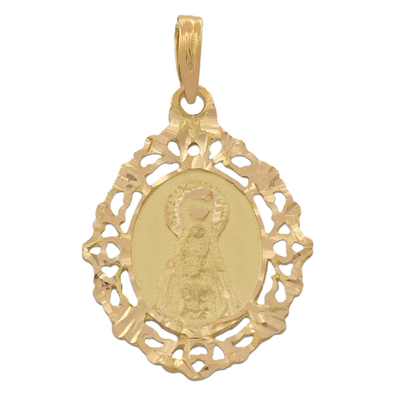 MEDALLA ORO 18KL V. DE BELEN- 22X29MM