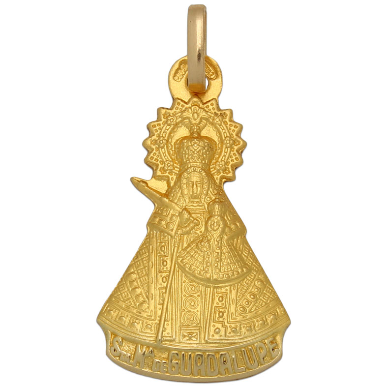 MEDALLA ORO 18KL V. DE GUADALUPE-17X29MM