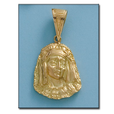 MEDALLA ORO 18KL V. MACARENA DE 23X30MM