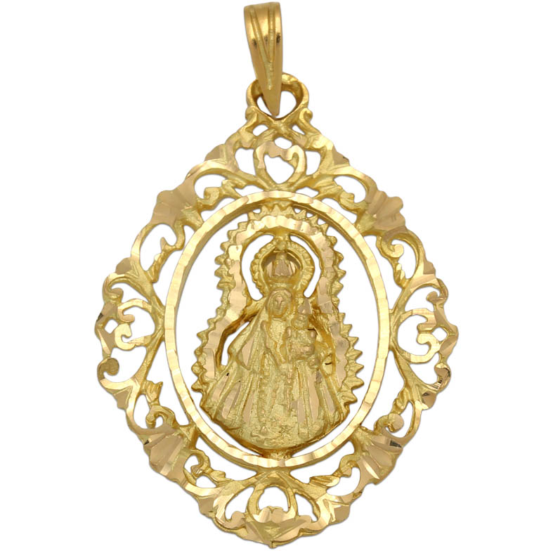 MEDALLA ORO 18KL V.DE LA ESTRELLA-27X37