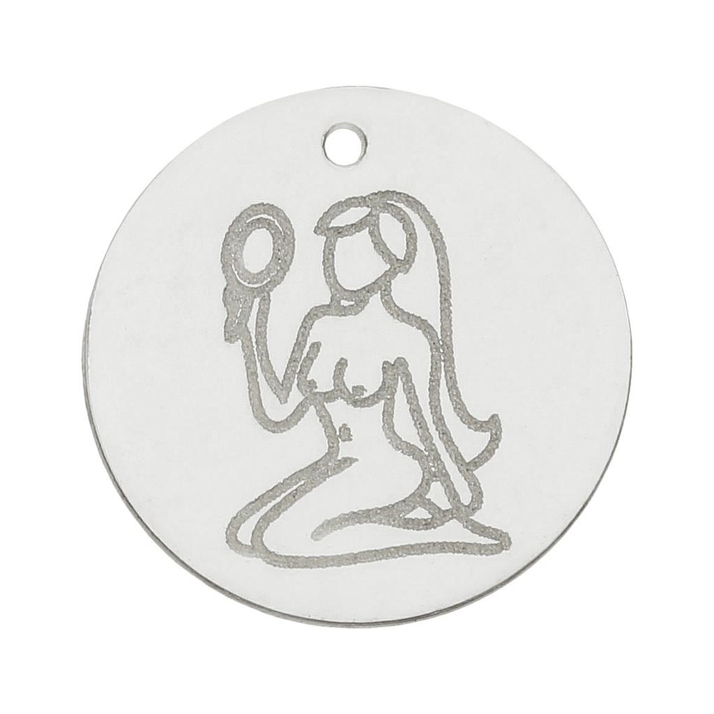 MI HISTORIA - ABALORIO VIRGO PLATA 925MM