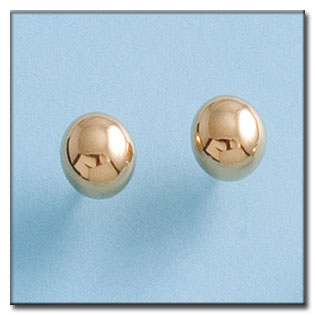 PENDIENTES BOLA ORO 18KL - 8MM
