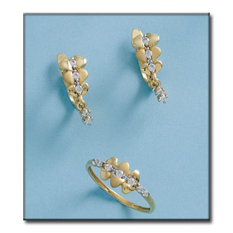 PENDIENTES EN ORO DE 18KL
