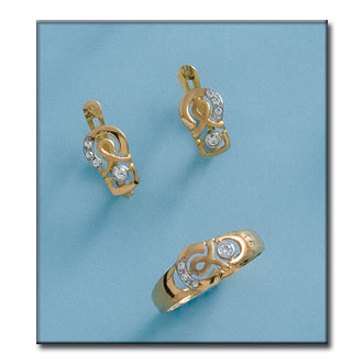PENDIENTES EN ORO DE 18KL
