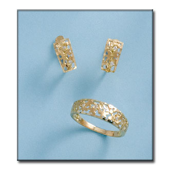 PENDIENTES EN ORO DE 18KL