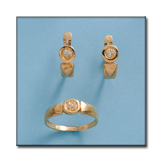 PENDIENTES EN ORO DE 18KL