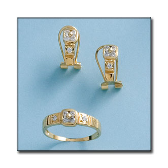 PENDIENTES EN ORO DE 18KL