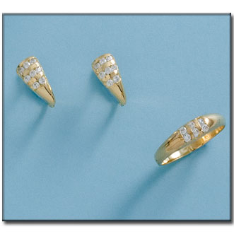 PENDIENTES EN ORO DE 18KL