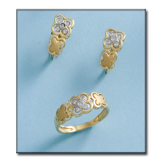 PENDIENTES EN ORO DE 18KL