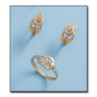 PENDIENTES EN ORO DE 18KL