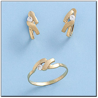 PENDIENTES EN ORO DE 18KL