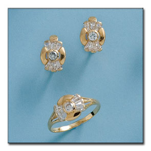 PENDIENTES EN ORO DE 18KL