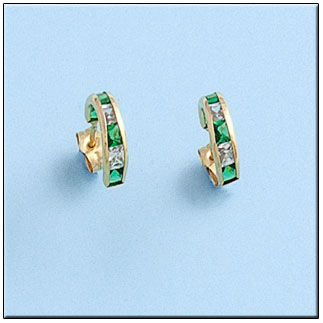 PENDIENTES EN ORO DE 18KL 