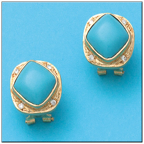 PENDIENTES EN ORO DE 18KL CIRCONITAS