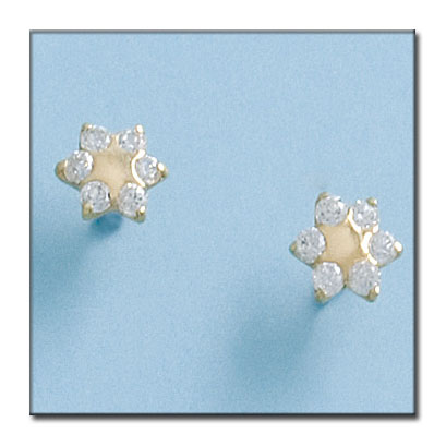 PENDIENTES EN ORO DE 18KL ESTRELLAS