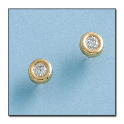 PENDIENTES ORO DE 18KL CIRCONITAS 