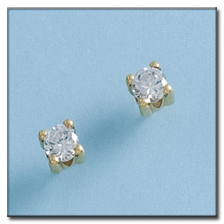 PENDIENTES ORO DE 18KL CIRCONITAS 5X5
