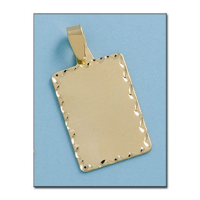 PLACA TALLADA ORO 18KL - 21.5X30MM