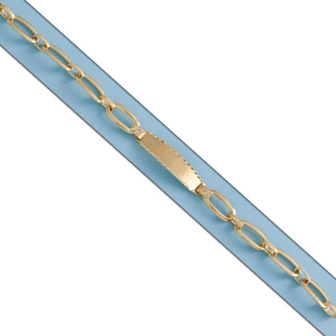 PULSERA CON PLACA ORO 18KL