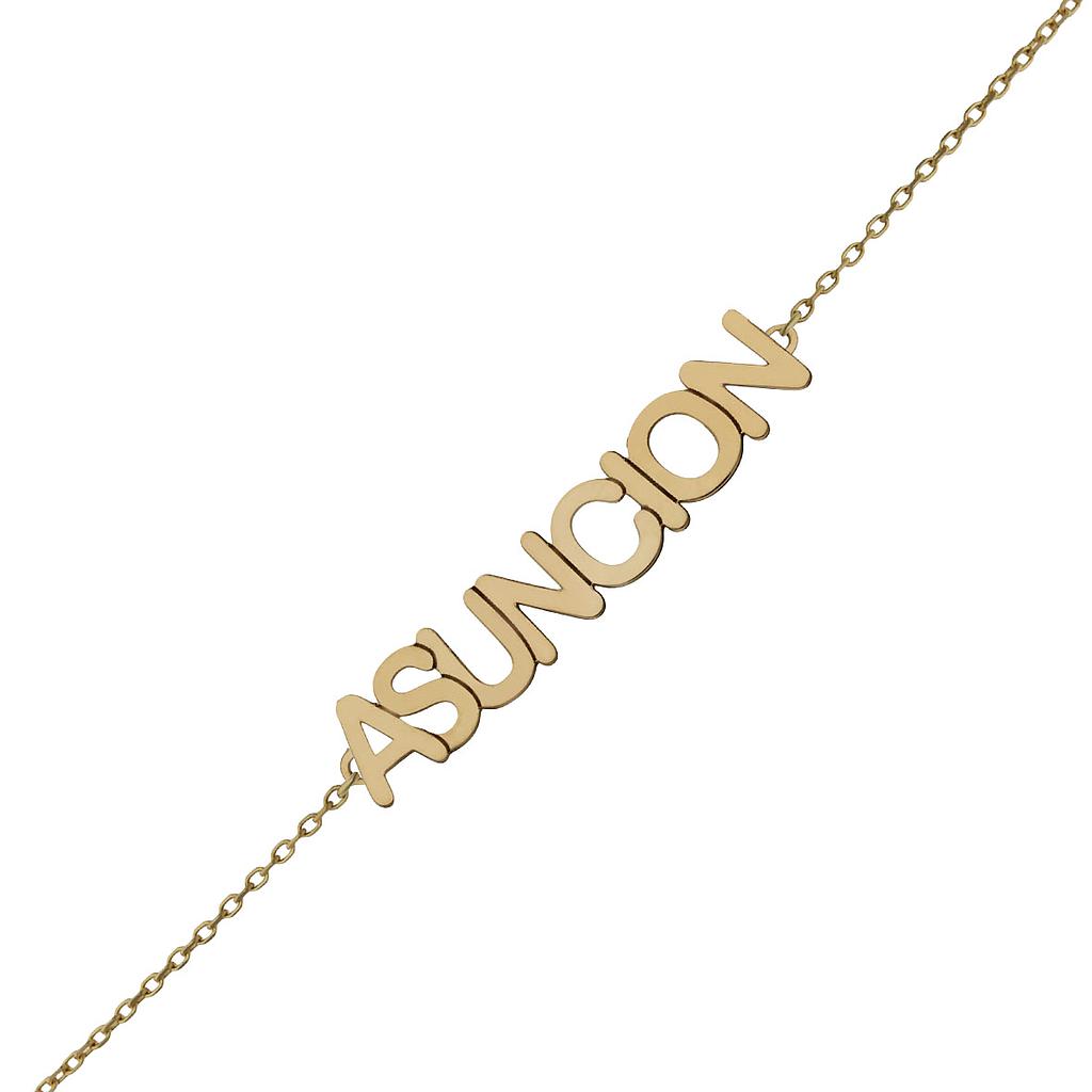 PULSERA NOMBRE PEQUEÑO ORO 18KL