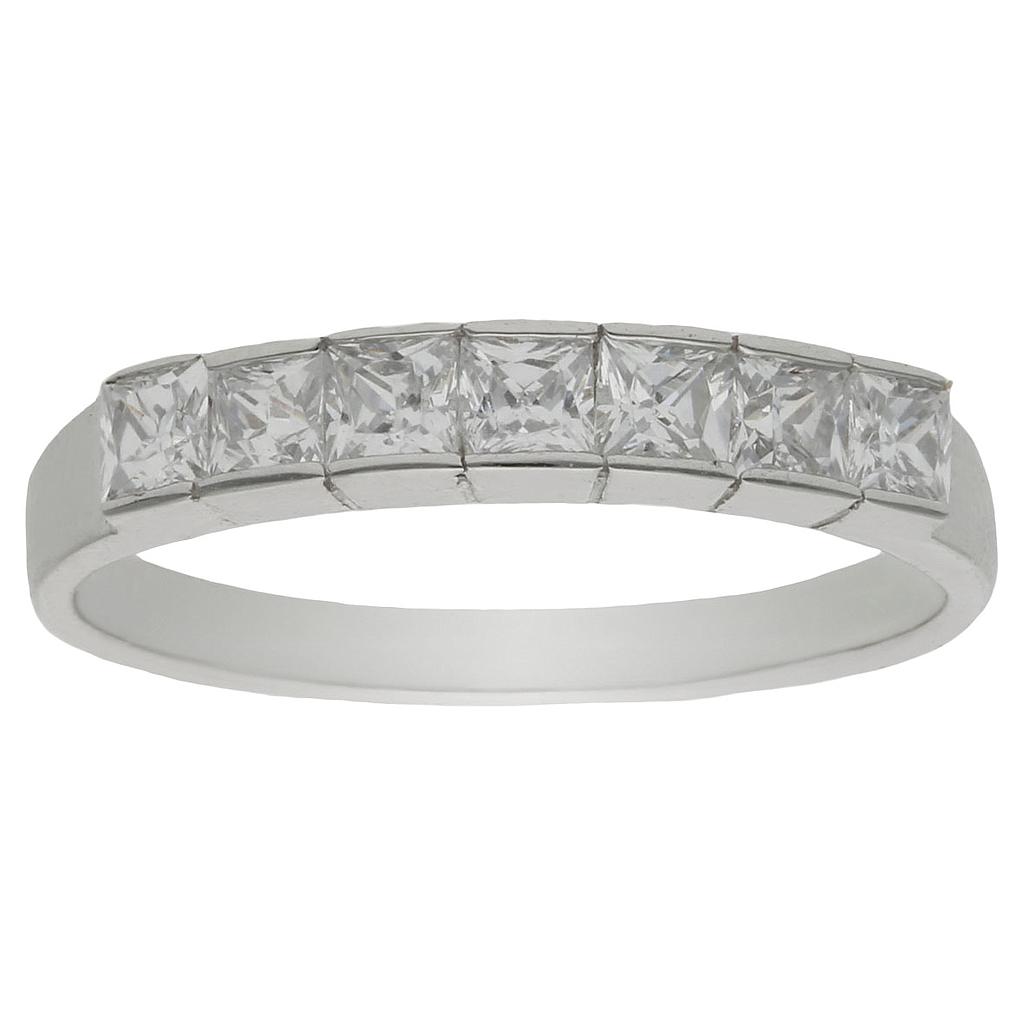 SORTIJA ORO BLANCO 18KL CIRCONITAS