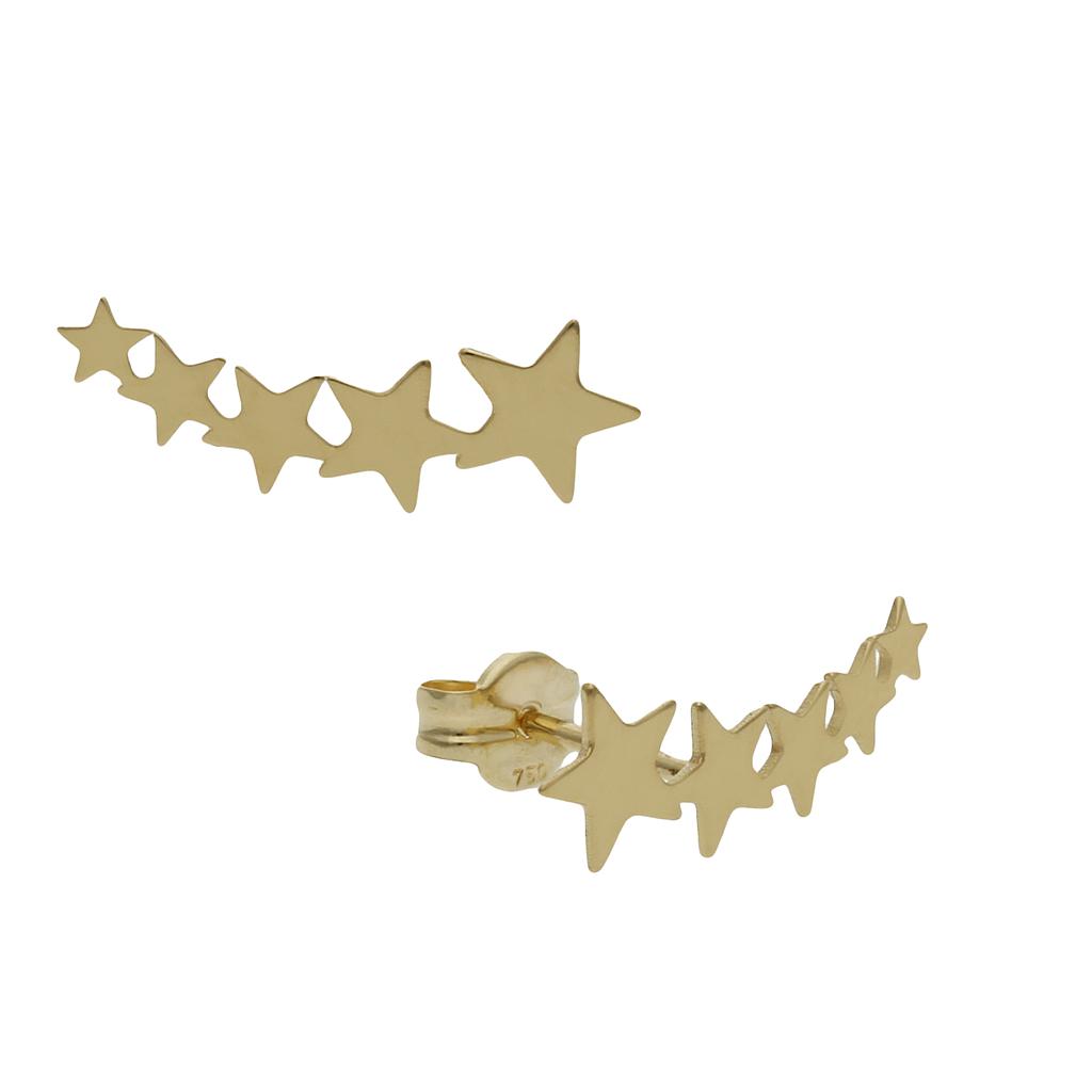 TREPADORES ESTRELLAS ORO 18KL