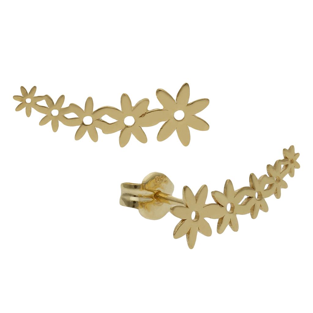 TREPADORES MARGARITAS ORO 18KL
